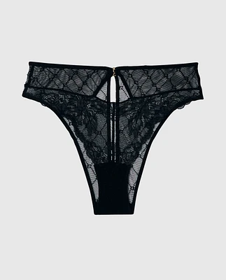 Culotte Cheeky Monogram en dentelle
