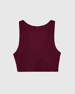 Waffle Crop Tank