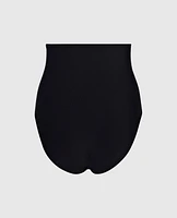 High Waist Smoothing Brief Black