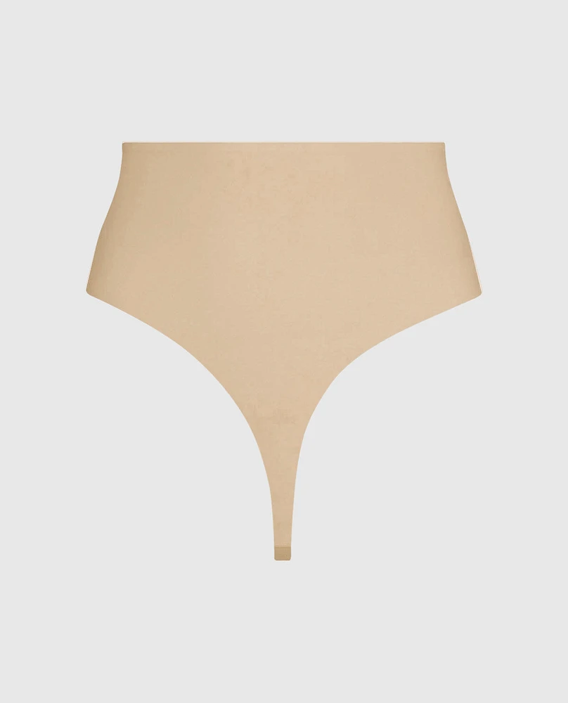 High Waist Smoothing Thong Rosetan