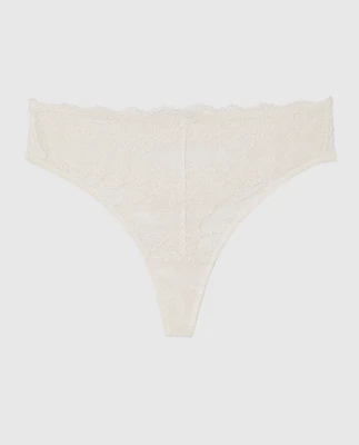 No Show Invisible High Waist Thong Panty