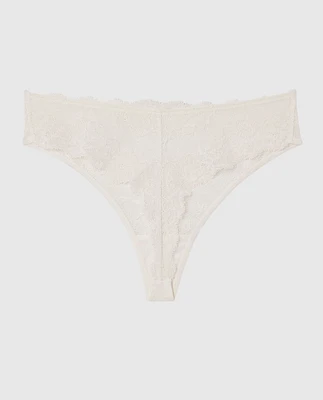 No Show Invisible High Waist Thong Panty