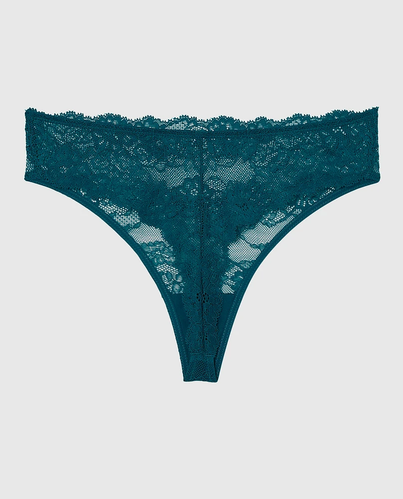 No Show Invisible High Waist Thong Panty