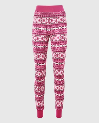 Legging de pyjama gaufr