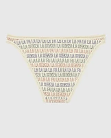 Culotte bikini en coton Remix