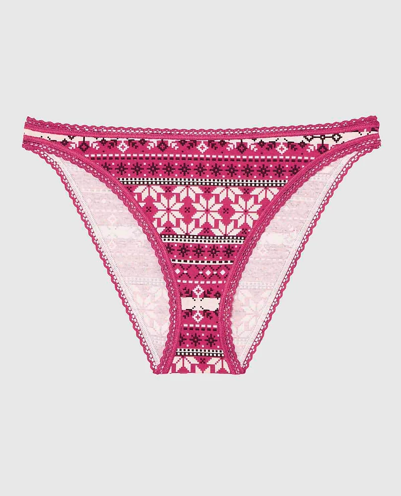 Culotte bikini en coton Remix