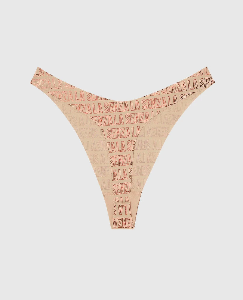 Tanga à jambe échancrée invisible No Show