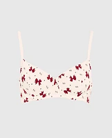 Unlined Balconette Bra Bow to the Queen