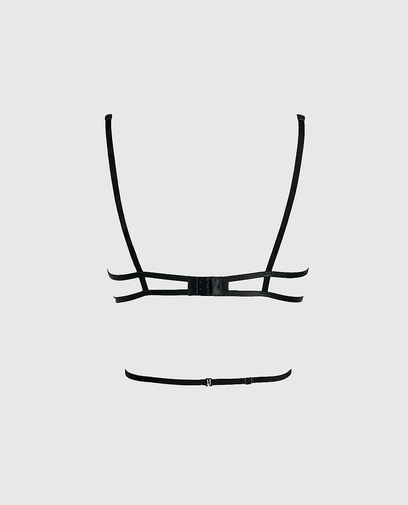 Strappy Unlined Demi Bra