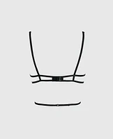 Strappy Unlined Demi Bra