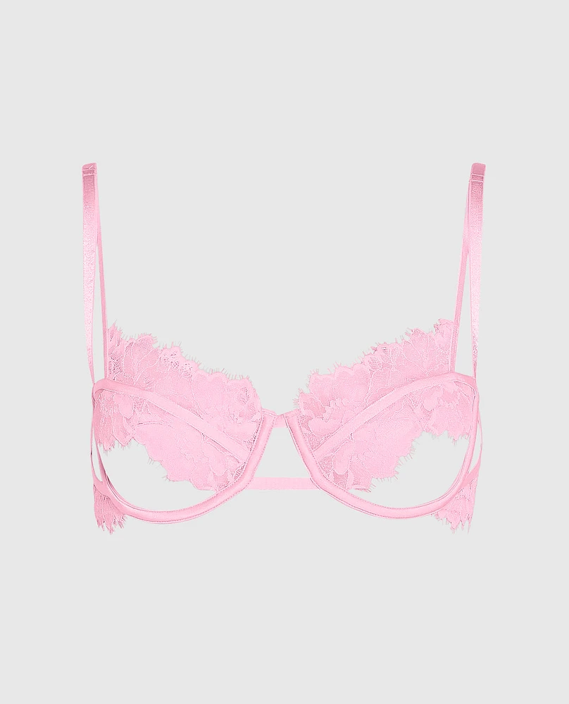 Sheer Unlined Balconette Bra