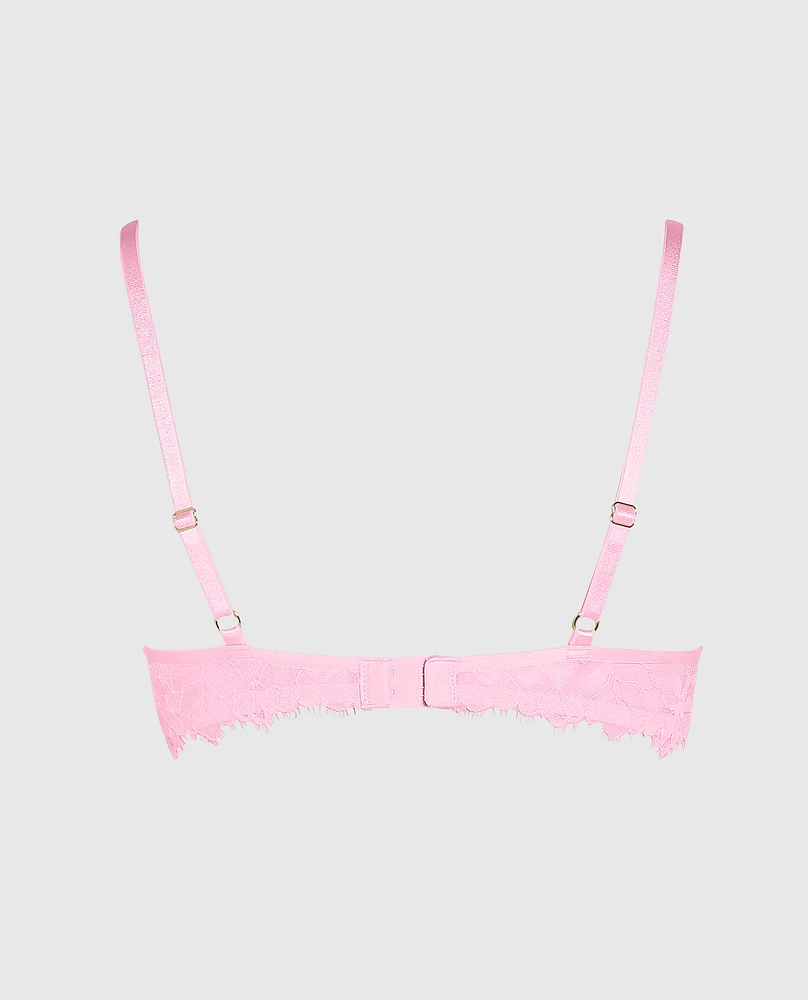 Sheer Unlined Balconette Bra