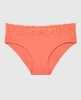 V-Waist Cotton Hipster Panty