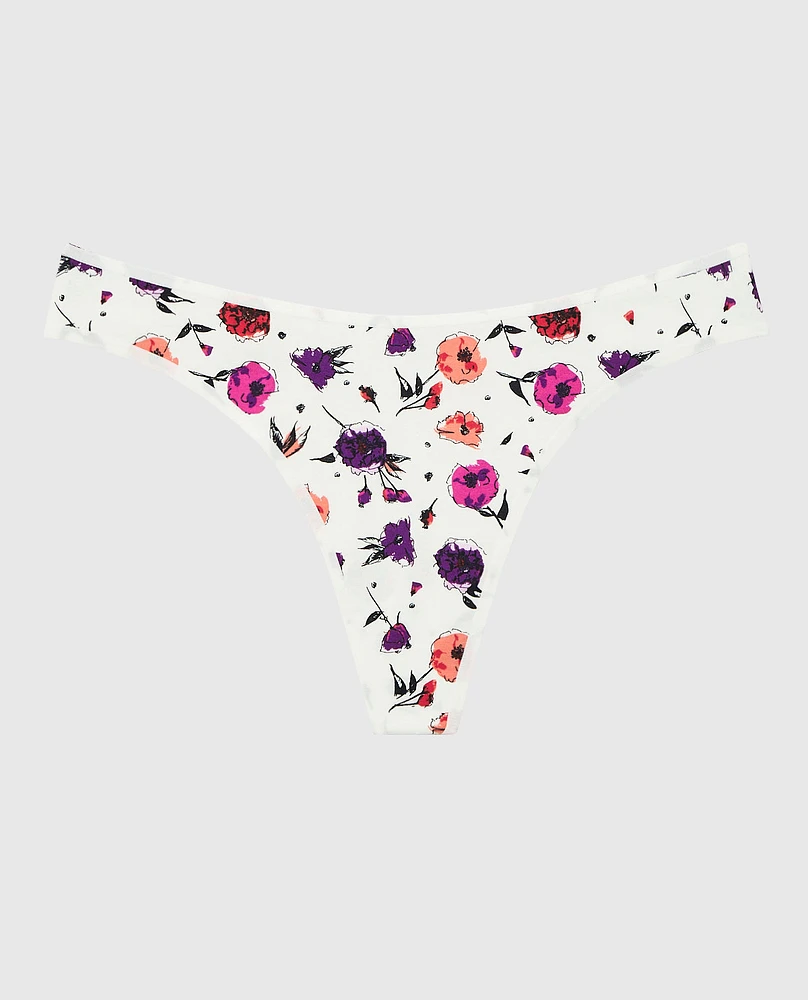 Remix Cotton Thong Panty