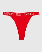 Tanga avec bande à logo