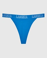 Thong Panty with Logo Sides