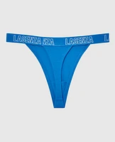 Thong Panty with Logo Sides