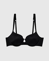 Lightly Lined Balconette Bra Black