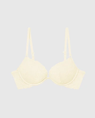 Push Up Bra with Allover Lace