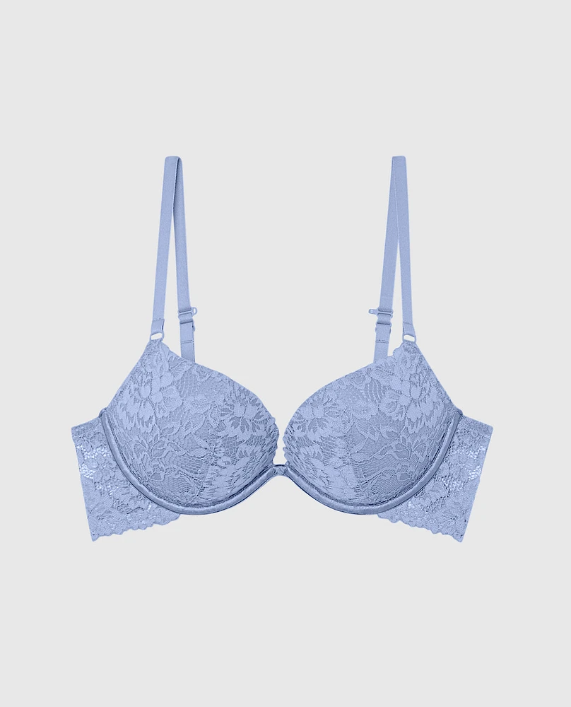 Soutien-gorge pigeonnant en dentelle