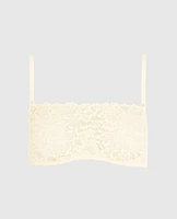 Soutien-gorge de style bandeau en dentelle