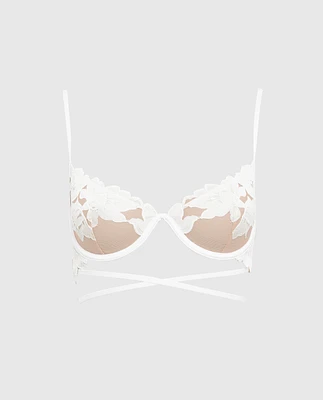 Soutien-gorge en dentelle non doublée