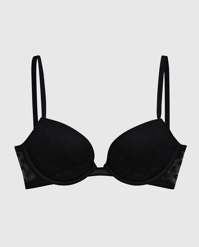 Soutien-gorge pigeonnant en filet