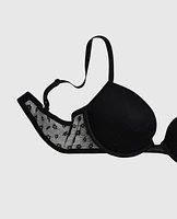 Soutien-gorge pigeonnant en filet