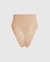 High Waist Smoothing Cheeky Panty Rosetan