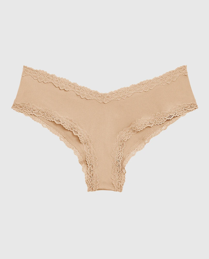 Culotte Cheeky avec bordure en dentelle