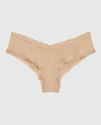 Culotte Cheeky avec bordure en dentelle