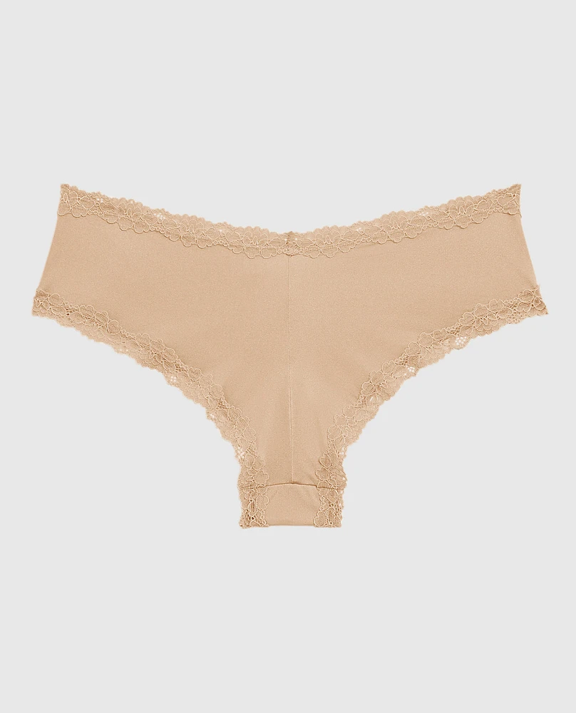 Culotte Cheeky avec bordure en dentelle