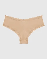 Culotte Cheeky avec bordure en dentelle