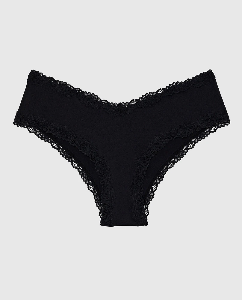 Lace Trim Cheeky Panty