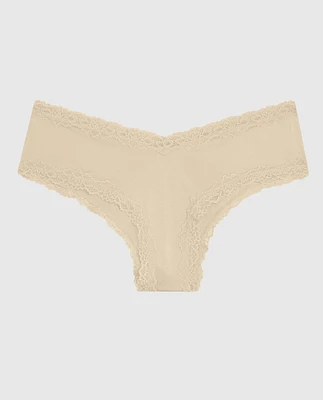 Lace Trim Cheeky Panty