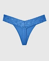 Tanga en coton à taille V