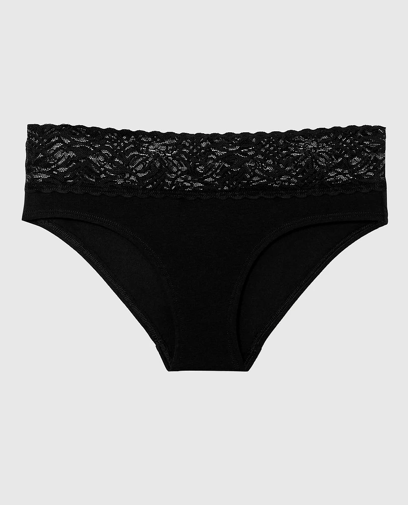 Hipster Panty with Lace Trim