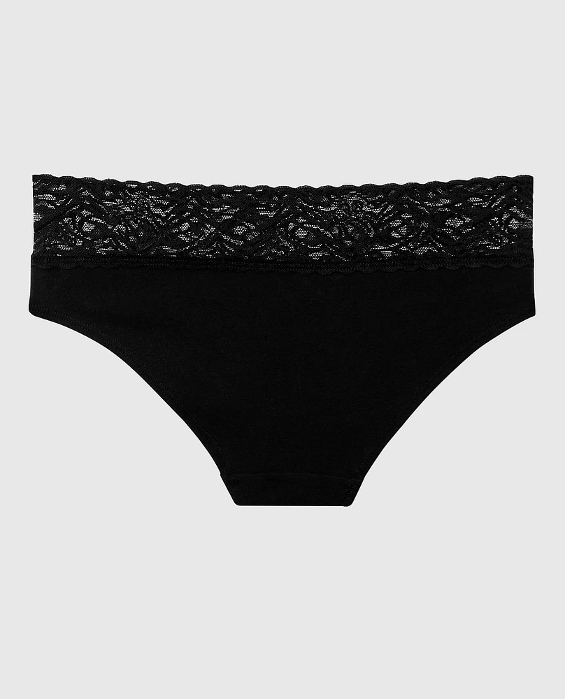 Hipster Panty with Lace Trim