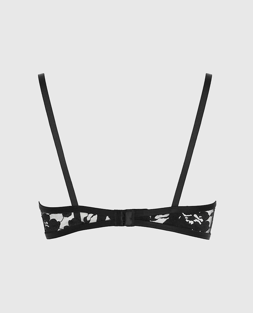 Soutien-gorge en dentelle avec découpes