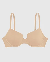 Smooth Cotton Lightly Lined Demi Bra