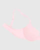 Smooth Lightly Lined Demi Bra Pink-A-Boo