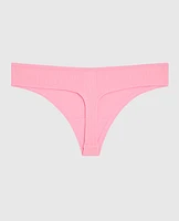 Ribbed Thong Panty Make Me Blush