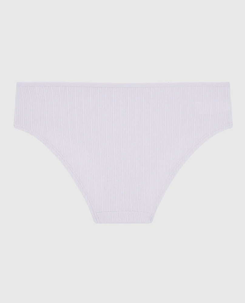 Ribbed Hipster Panty Lavender Cake