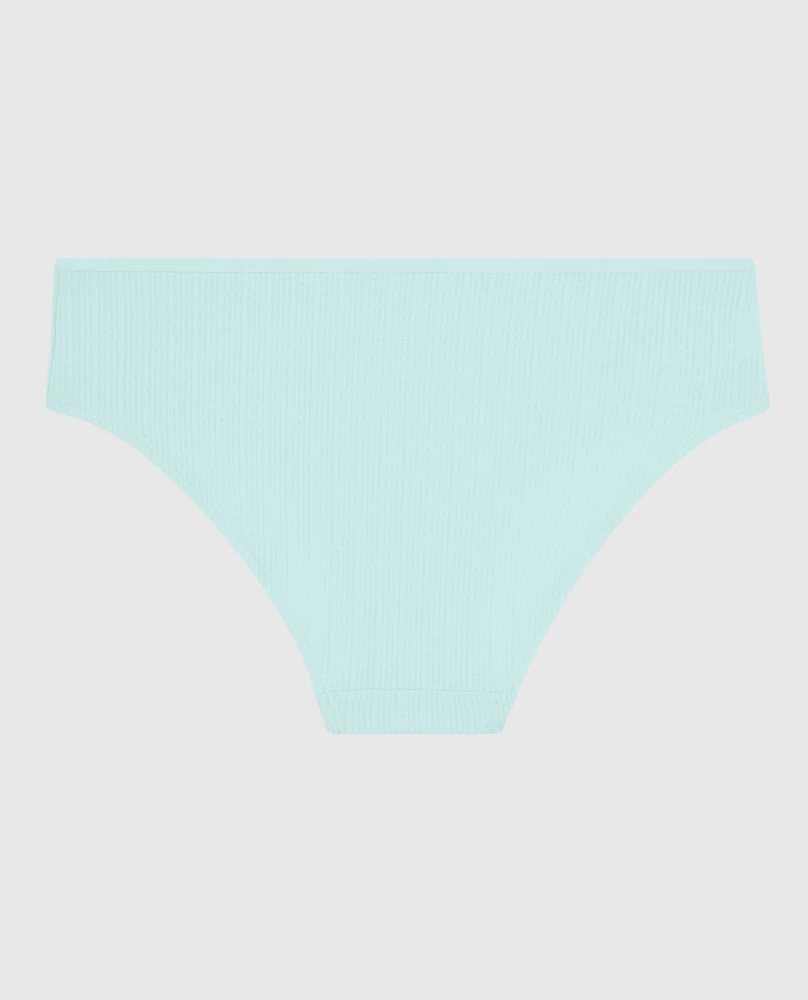 Ribbed Hipster Panty Vista Blue