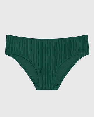 Culotte taille basse côtelée