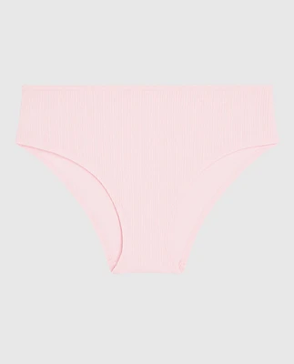 Ribbed Hipster Panty Pink-A-Boo