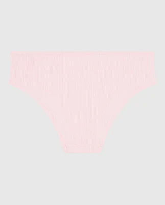 Ribbed Hipster Panty Pink-A-Boo