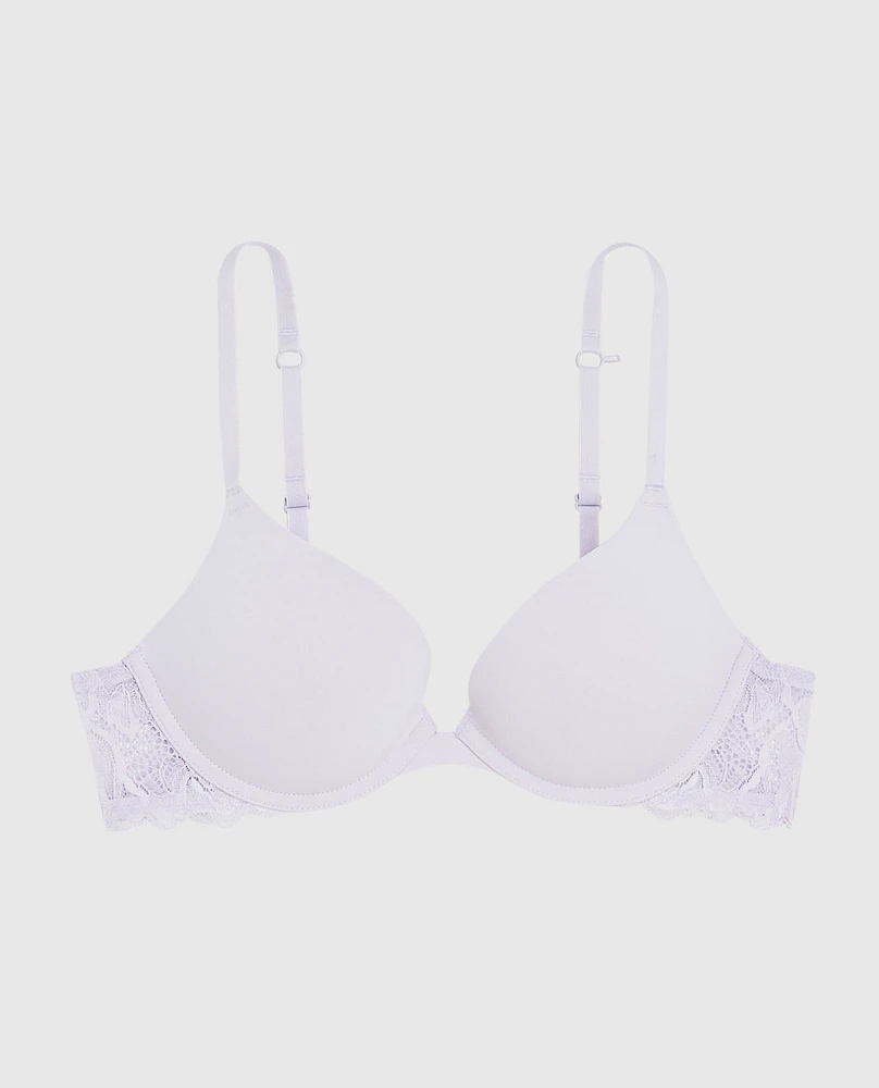 Push Up Bra with Lace Wing Lavender Cake