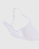 Push Up Bra with Lace Wing Lavender Cake