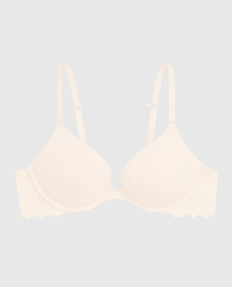 Push Up Bra with Lace Wing Ivory Dawn